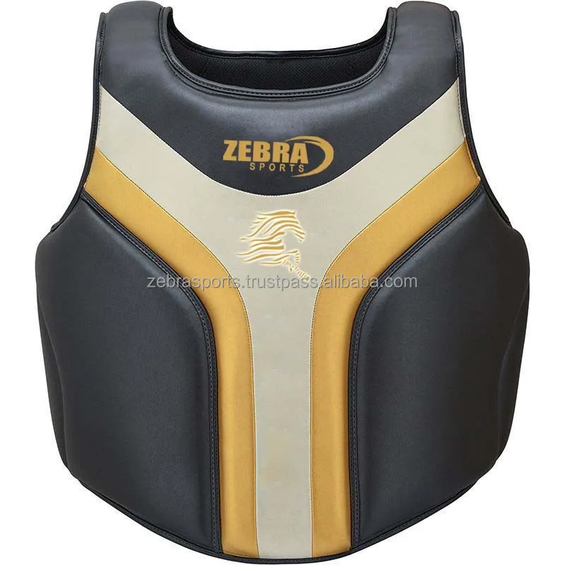 Boxing Belly Guard Mma Body Chest Protection Martial Arts Kick Boxing