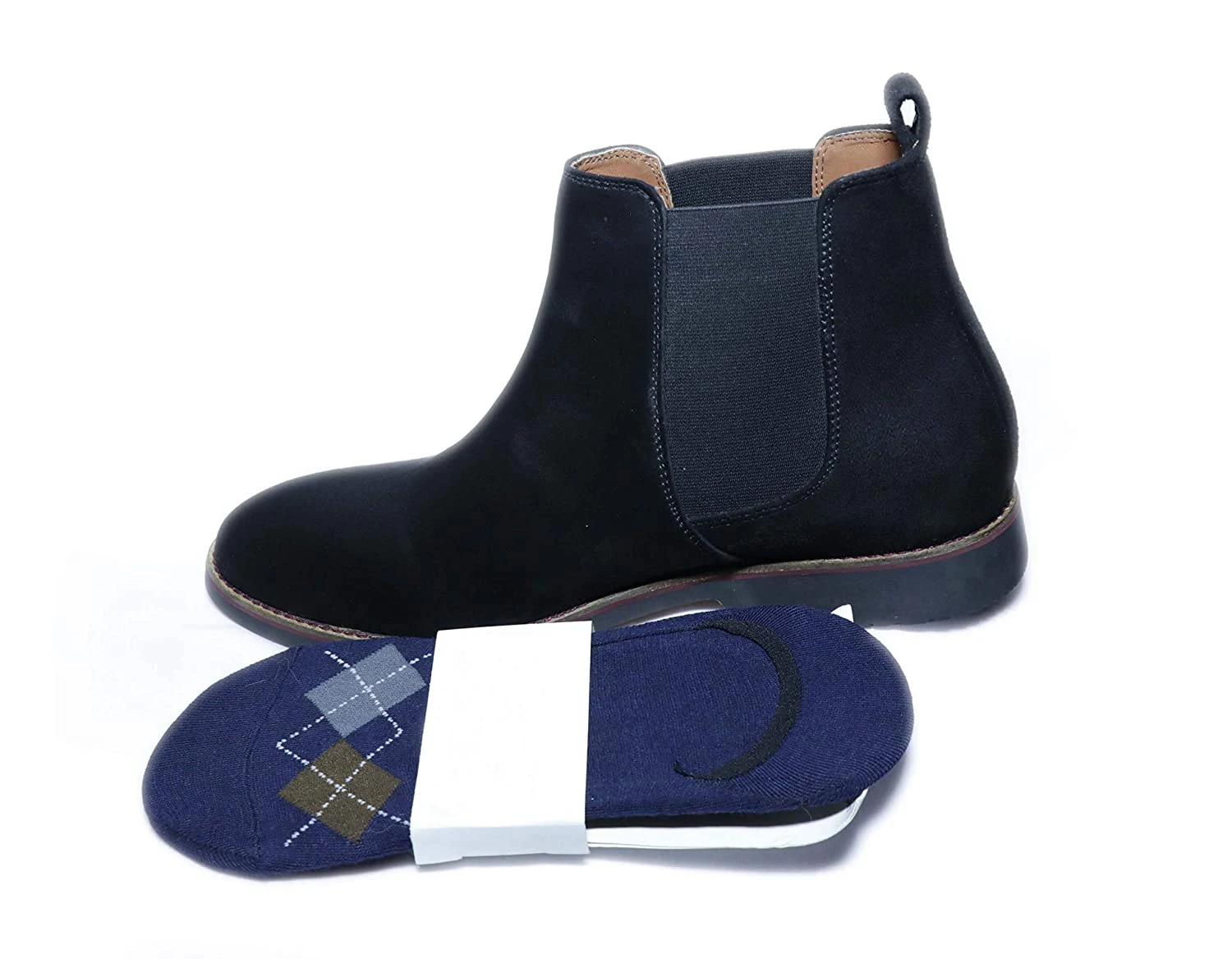 childrens navy chelsea boots