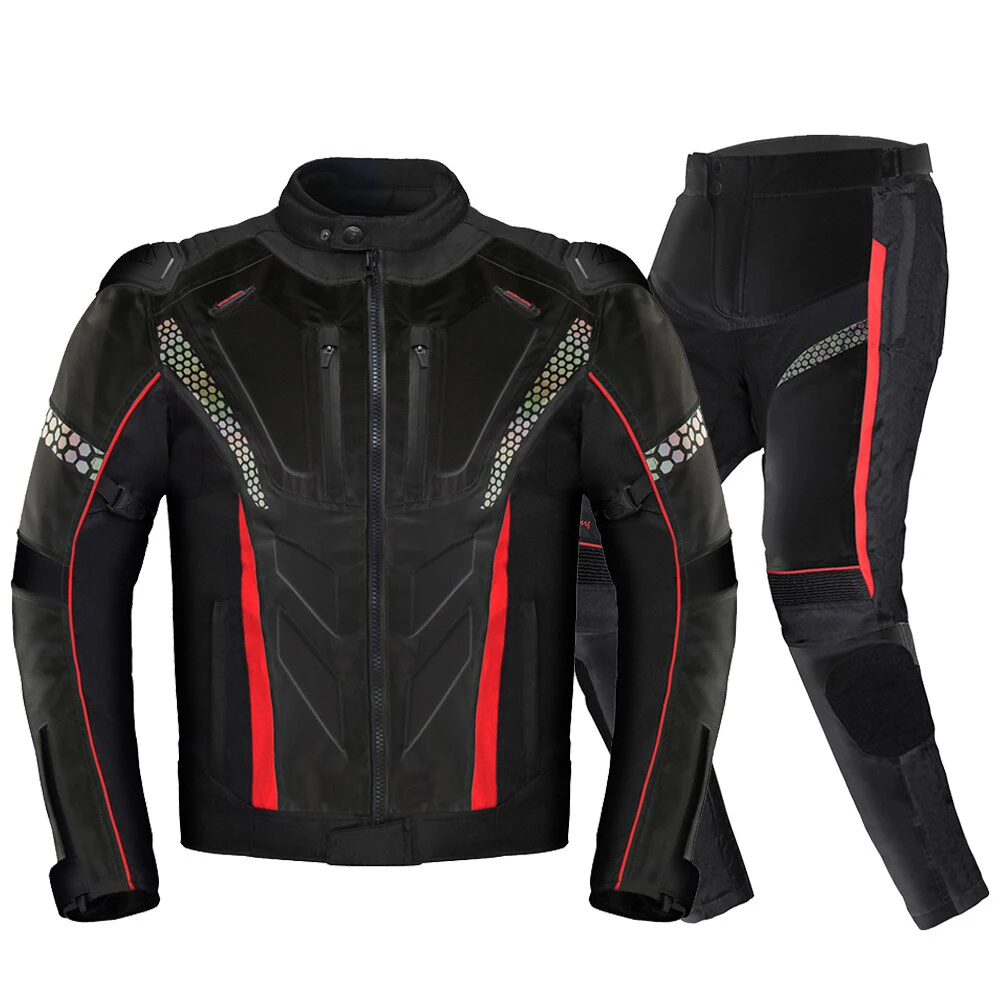 New Design 2 Piece Motorcycle Textile Suit,Motorbike Cordura Jacket And