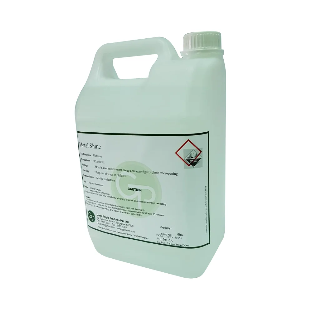 Best Singapore Acid Based Cleaner Gt 102 Metal Shine Oem Service Buy
