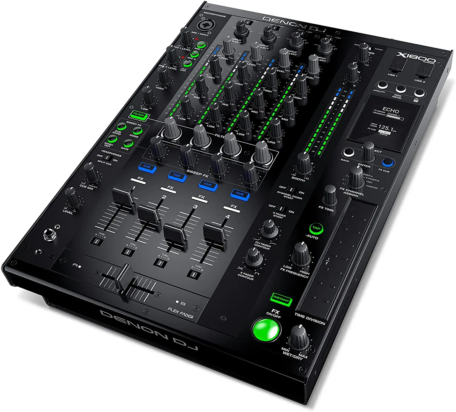 guaranteed new_de-non dj x1800 prime professional 4-channel club