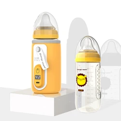 Modern hot sale Portable milk warmer with infant feeding bottle feeding supplies milk bottle warmer