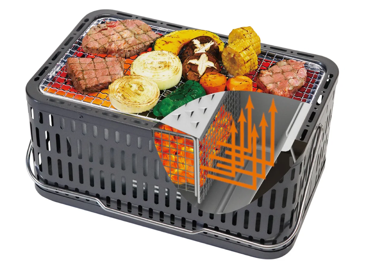 Barbecue Compact Japonais Hibachi Sho's - Set 3 Pièces - Modèle SHO-0004-10-25 - Neuf
