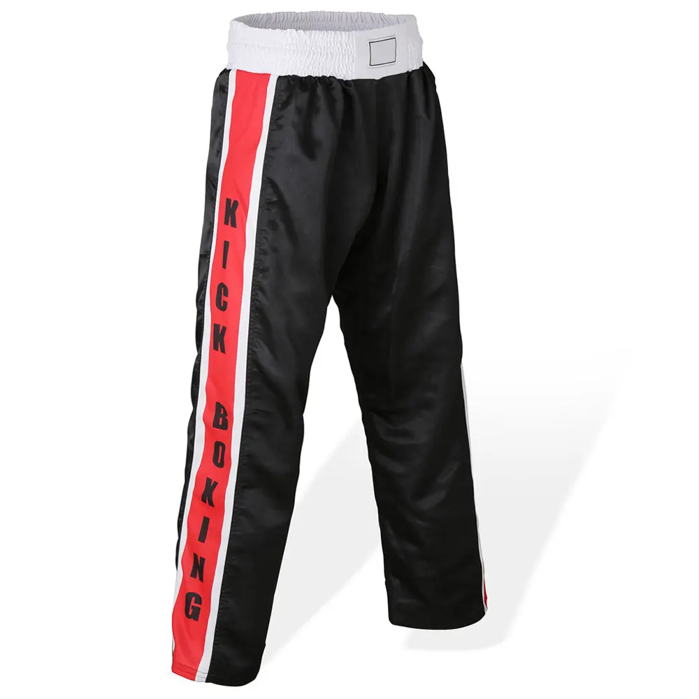 Kickboxing Muay Thai Trouser Boxing pants KANKU Black Full Contact Pants 