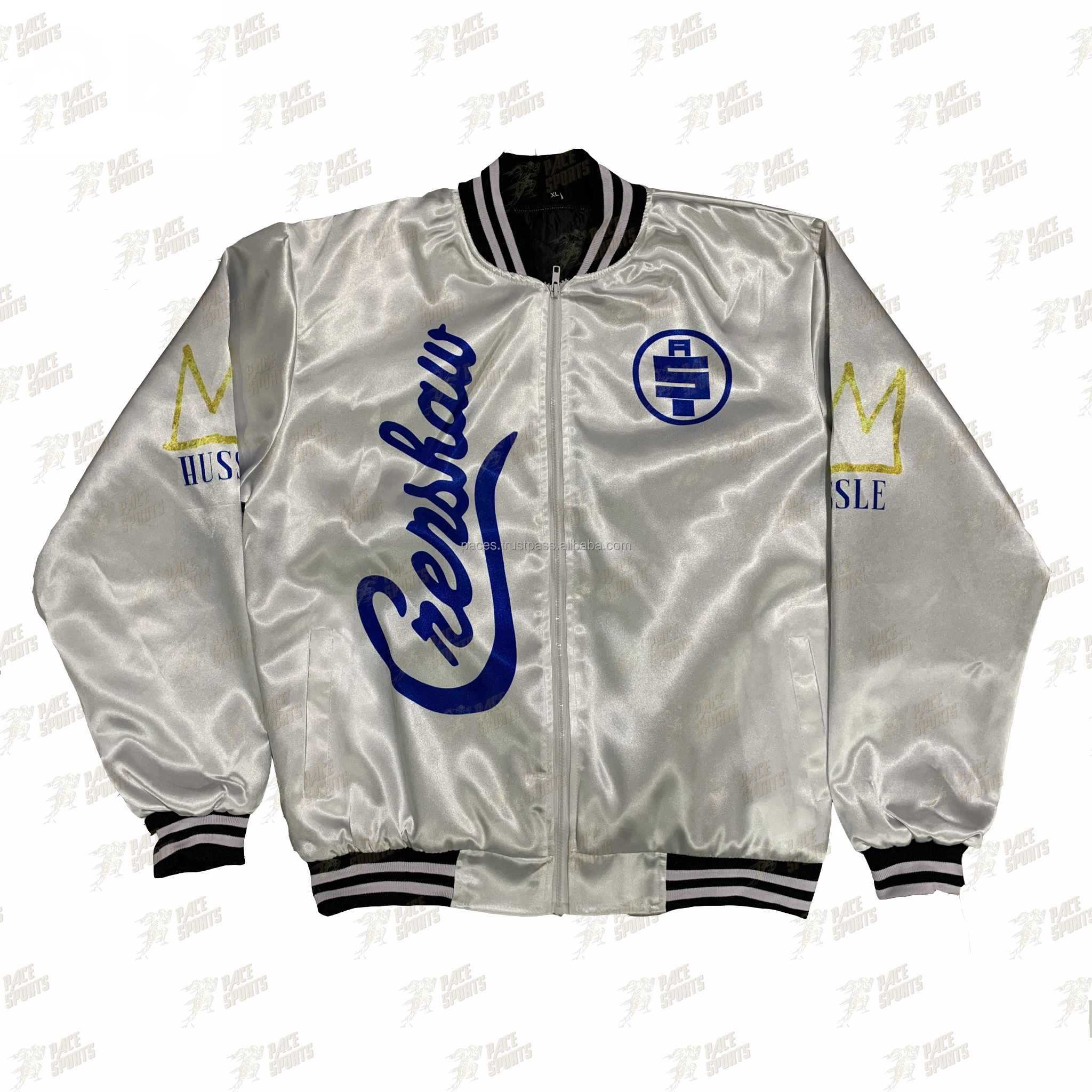 Los Angeles Dodgers Men's Team Origins Varsity Satin Jacket 22 / M