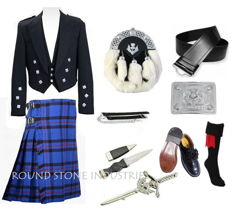 Men Modern Elliot tartan kilt package