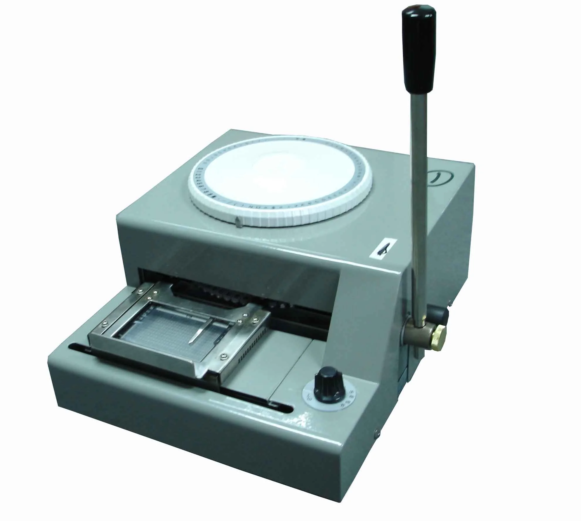 High Performance Manual Number Plate Machine For Id Card Embossing