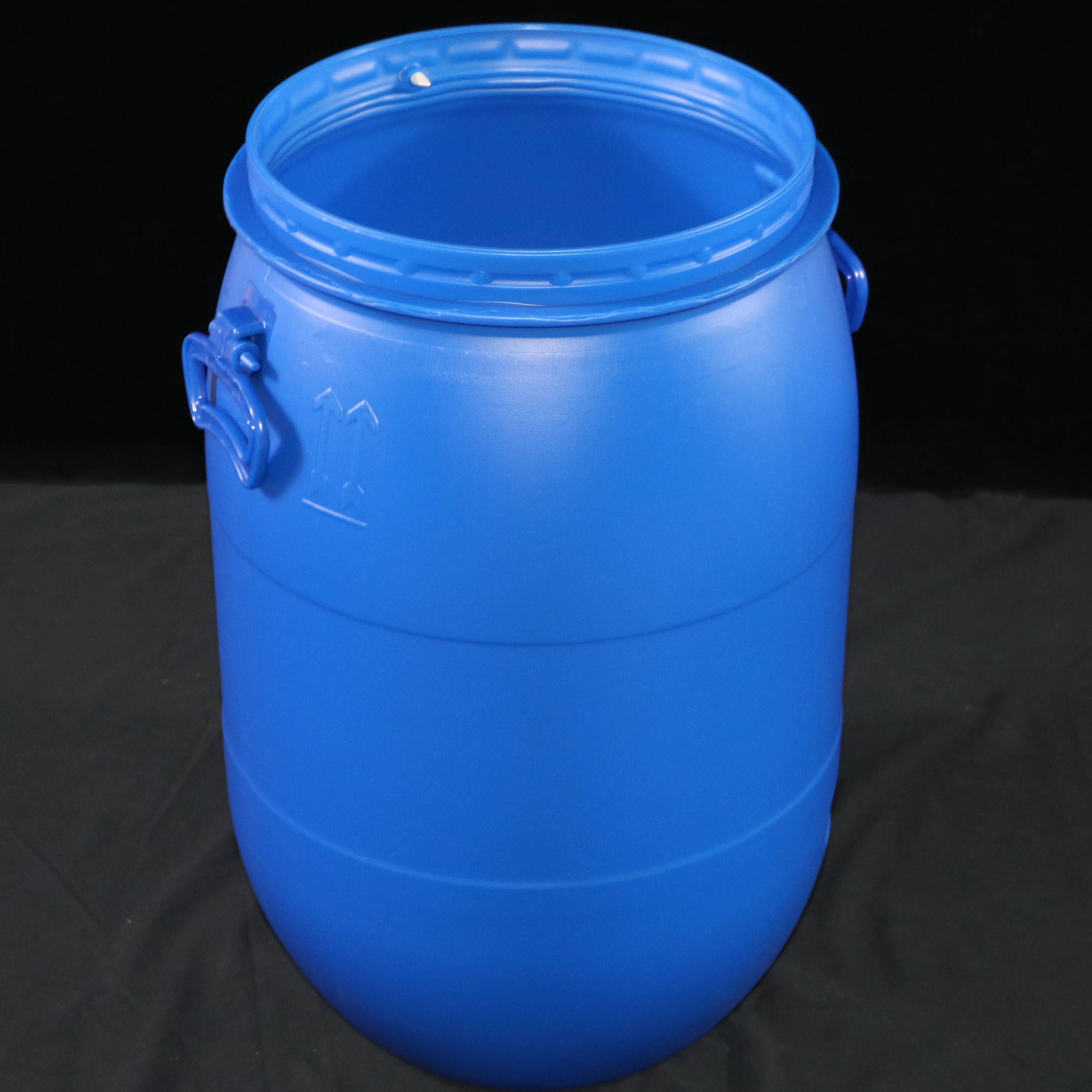 30L Blue HDPE Plastic Drum with Iron Hoop for Chemical