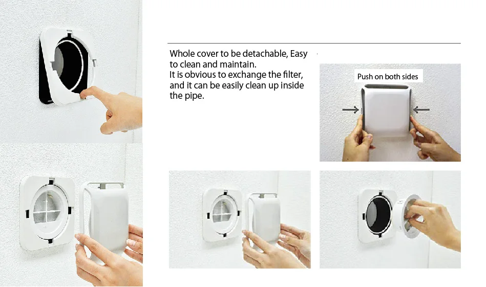 Home Ventilation Room Natural Air Vent System Ac Air Conditioner Filter