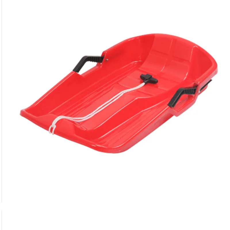 Sledges & Toboggans Heavy Duty Sledge Toboggan Sleigh Sled Plastic ...