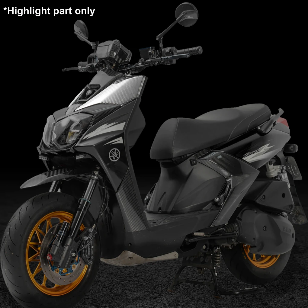 Coperture laterali superiori anteriori in fibra di carbonio MOS