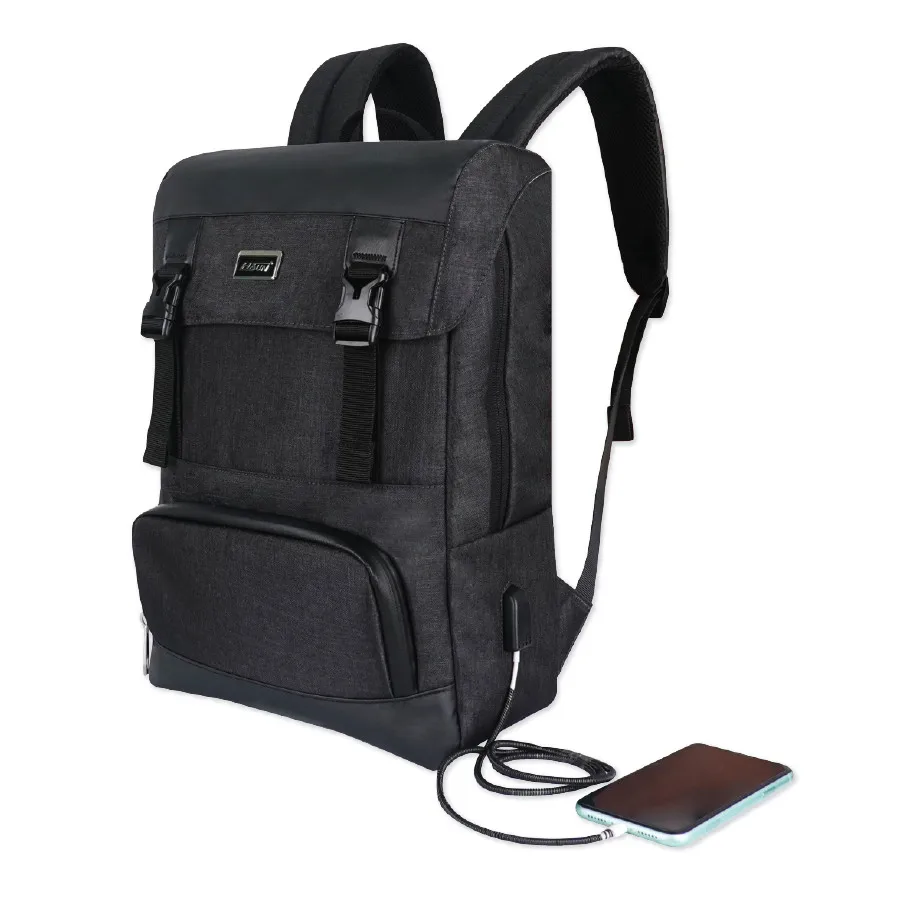 Fashion Backpack Nylon Waterproof Outdoor Backpack With USB Charging