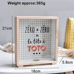 Скандинавский Ins креативный деревянный ящик для хранения мусора, настольное украшение, украшения, коробки для денег