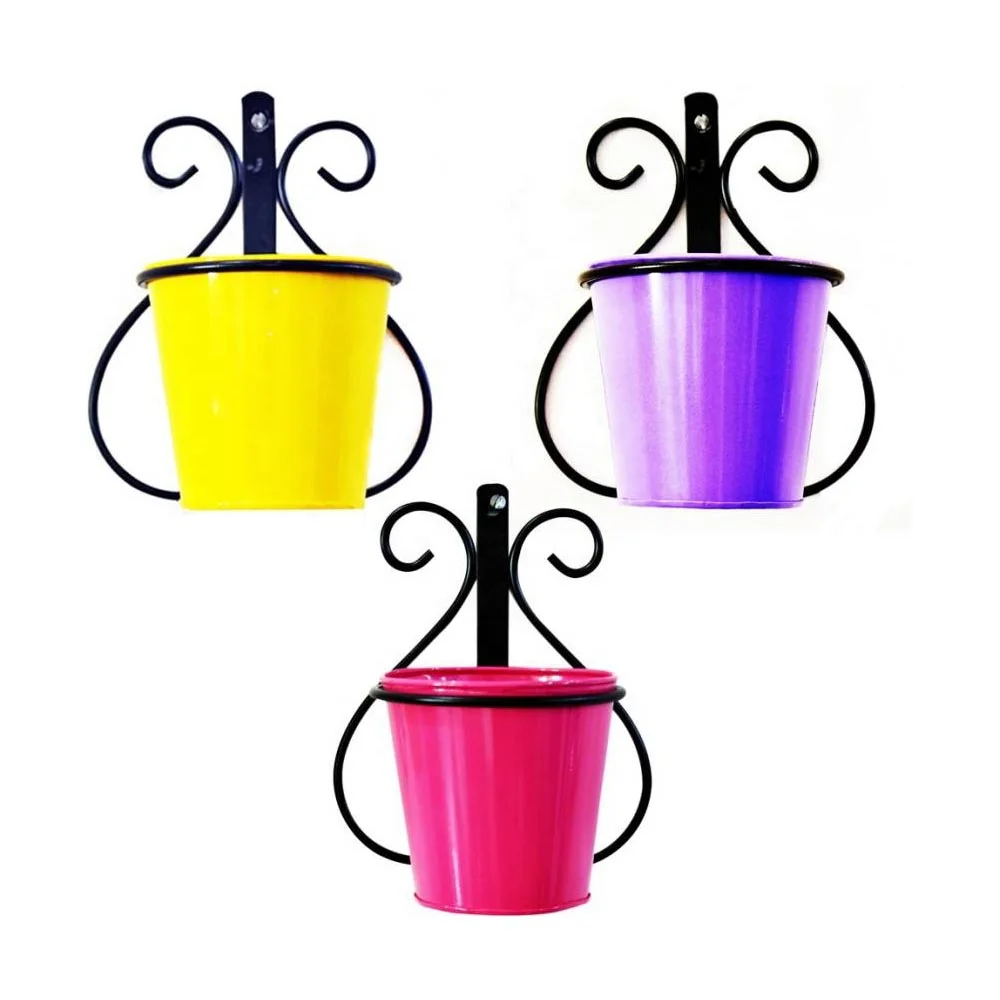 鉄金属バケツ紫色ユニークな装飾金属バケツ塗装金属バケツ| Alibaba.com