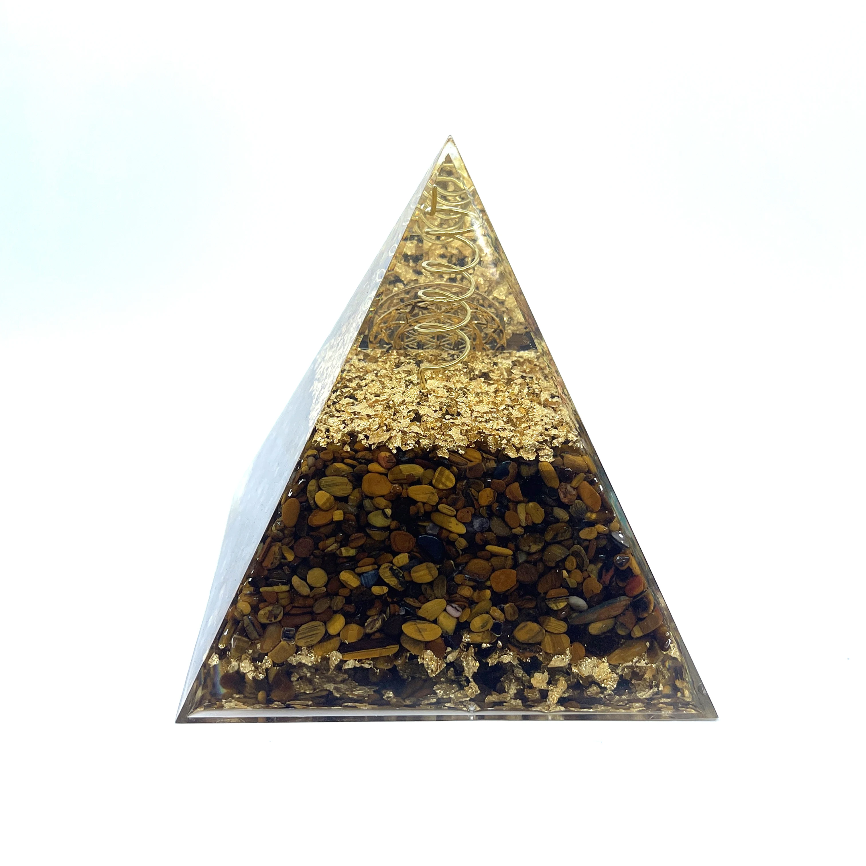 10x10 см природный драгоценный камень тигровый глаз сила жизни Пирамида