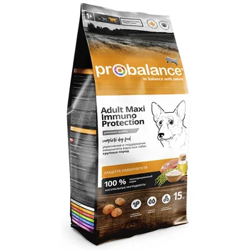 ProBalance Immuno Adult Maxi dry food for adult large breed dogs 15 kg