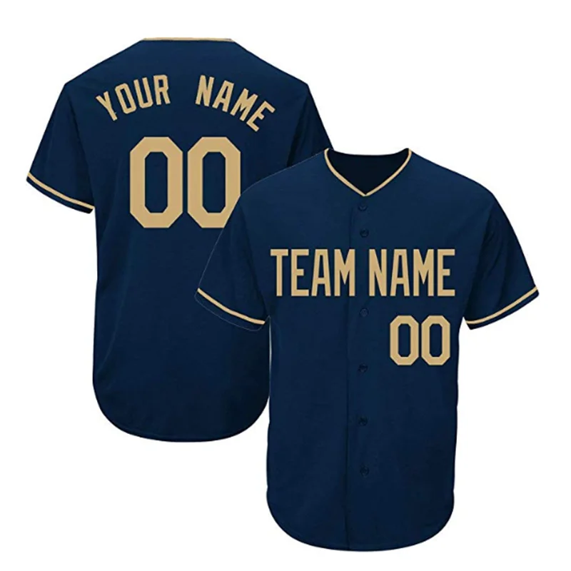 Bulk Blue Blank Baseball Jerseys 