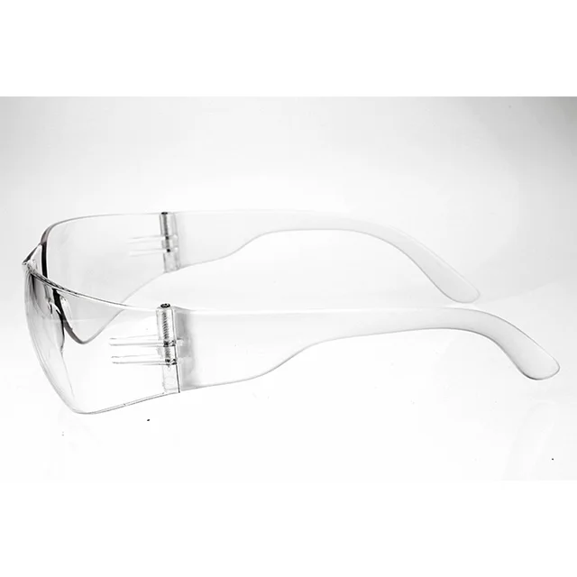 
Sunmax Intruder Safety Glasses with Wraparound Smoke Clear Yellow Scratch-Resistant Lens 