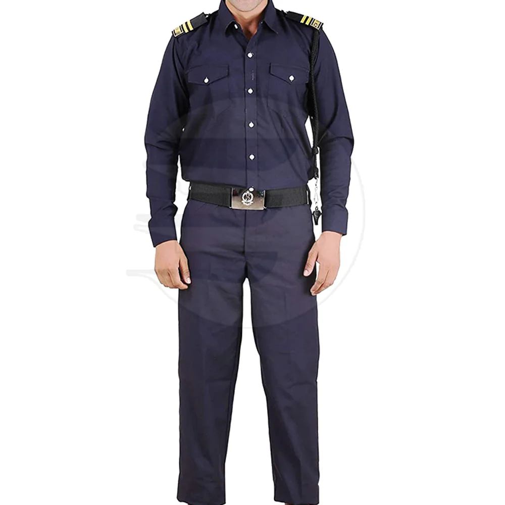royal blue color security guard uniform top quality men security