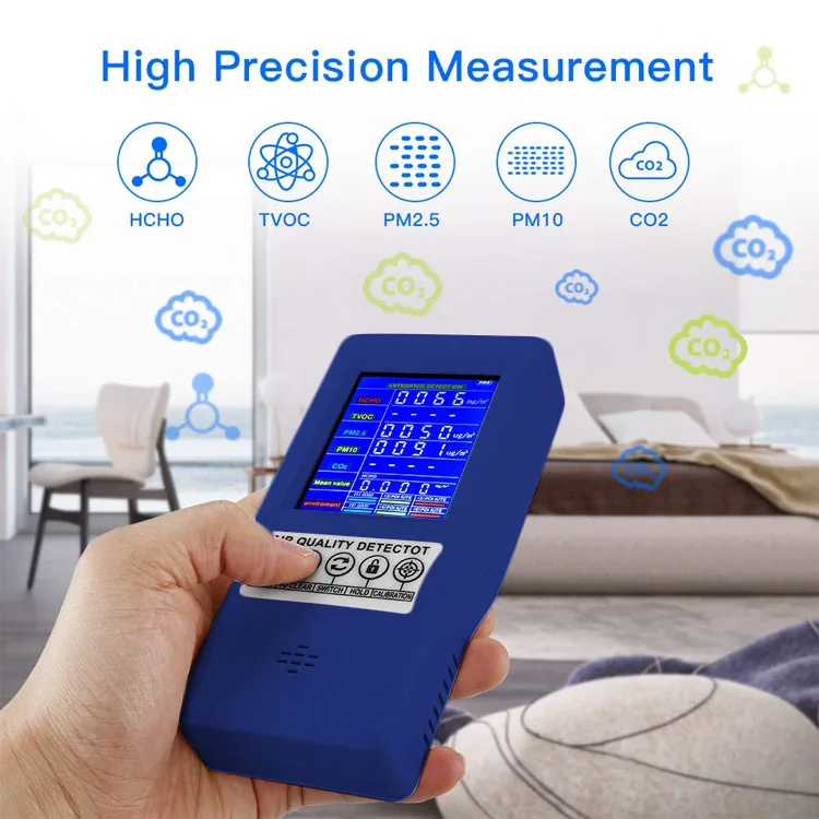 Jsm 131 Air Quality Monitor Gas Analyzer Tvoc Co2 Formaldehyde Buy