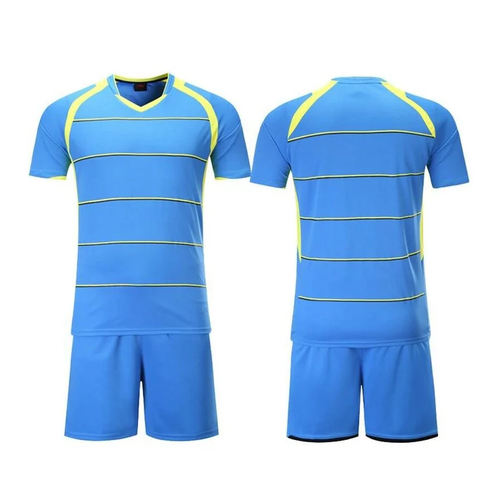 New Design Custom Made Sublimation Breathable Short Sleeve Soccer Team Jersey Football Uniform Unisex Wear Set