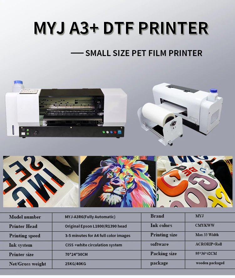  Impresora A3 DTF y DTG, impresora multifunción