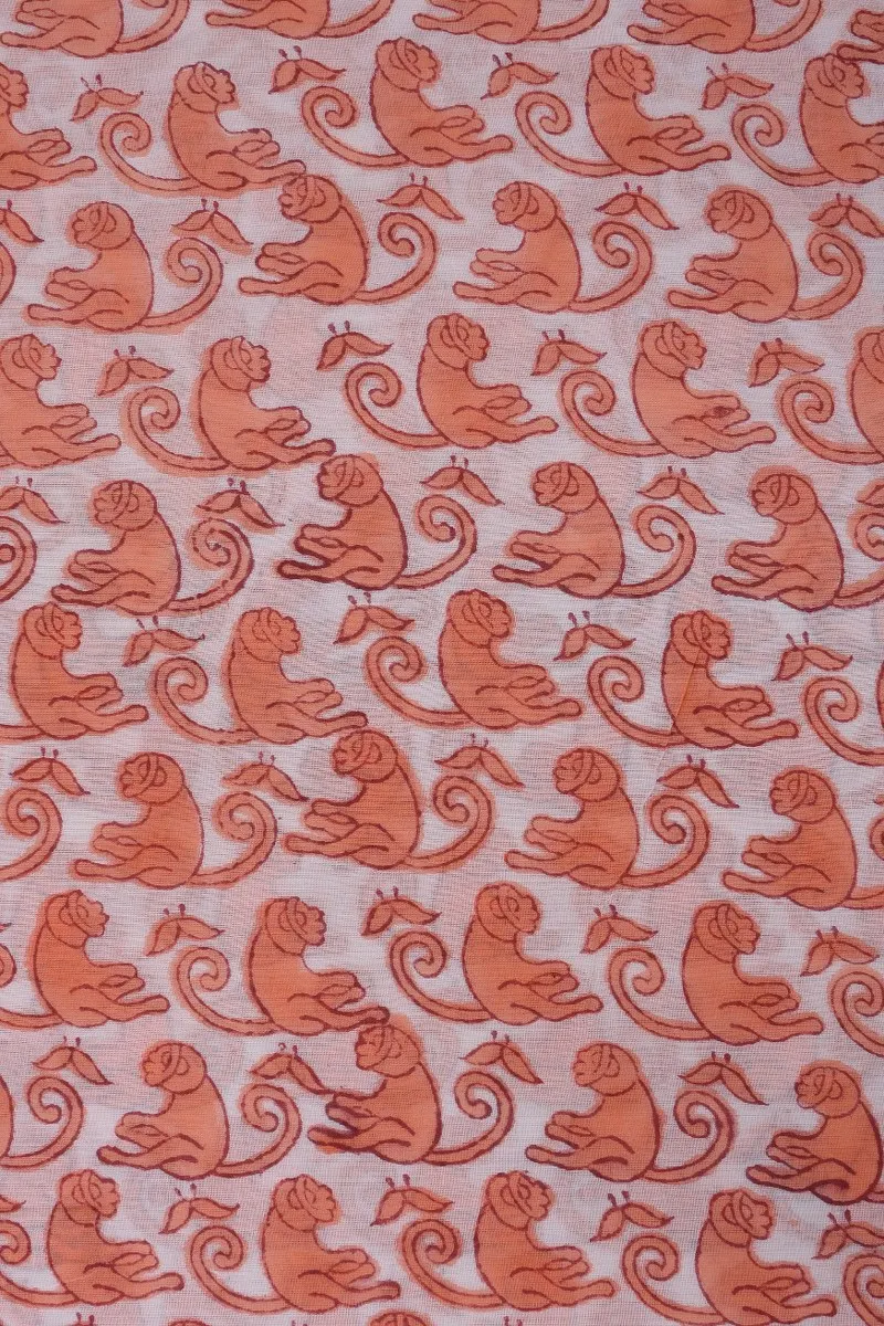 Ткань для шитья с животным принтом, 100% хлопок, материал для бега, детская ткань для изготовления мягкой ткани во дворе, ткань с ручным принтом