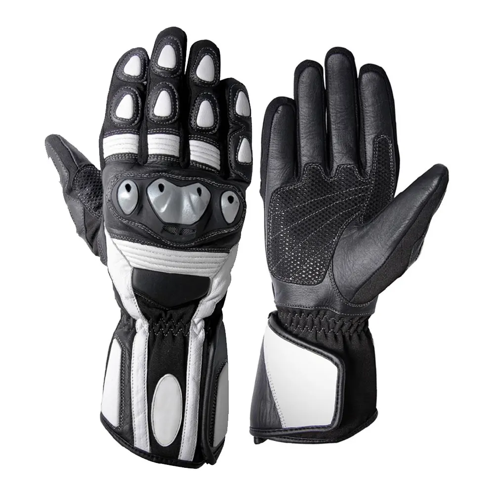 Winter Motorbike Knuckle Gloves Motorcycle Cowhide Leather Professional Gloves
