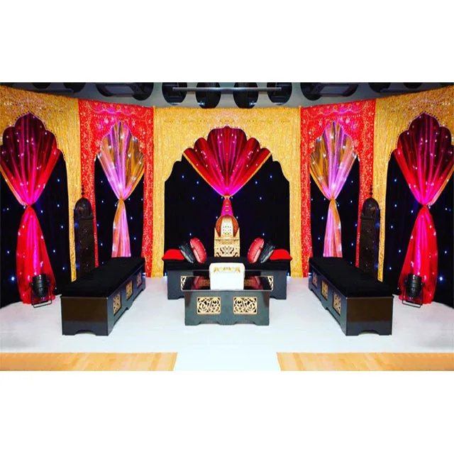 Colorful Mehraab Backdrop For Wedding Stage Royal Henna Mehndi Ceremony  Arch Backdrop Beautiful Wedding Sangeet & Mehndi Drapes - Buy Wedding  Backdrops Drapes,Wedding Mehrab Backdrop Mandap Setup,Wedding Mandap Drapes  And Curtains Product