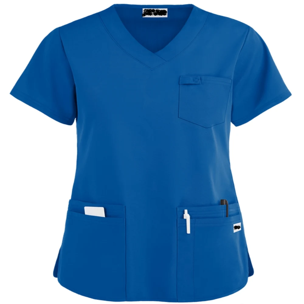 Top Quality Nursing Hospital Uniform Spandex Scrubs Uniforms Suit Set
