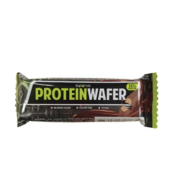 Protein Wafer Laperva Protein Chocolate Wafer Sugar Free and Pure for Diet and Keto Diet Plan 113 Kcal, 25 Pieces Per Box Food