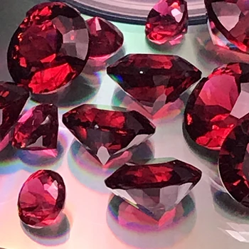 Wholesale Synthetic Ruby Round Cut Stone, Lab Created Ruby , Spinel Nano gem 10.0 mm