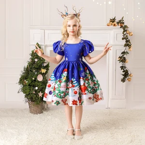 MQATZ Popular Kids Birthday Party Gift Fluffy Dance Dress Children Costume Cosplay Christmas Girl Dresses