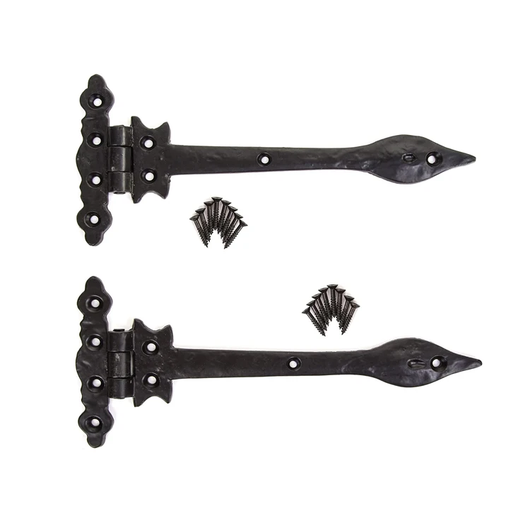 Leaf Ornate Fancy Door Gate T-hinge Tee Hinges Huge Demand Antique ...