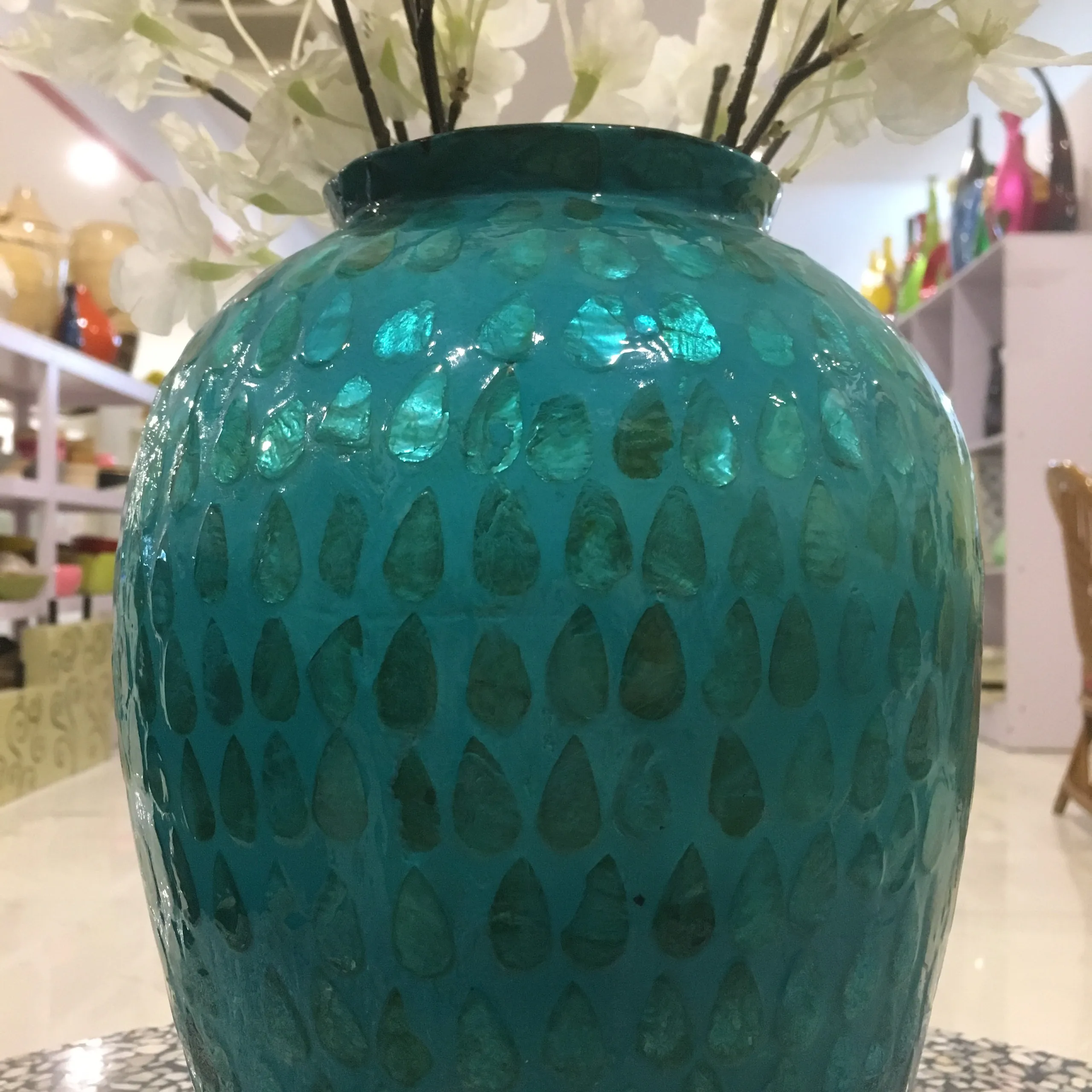 Luxury round lacquer jars small container jar candy storage containers decor gifts wholesale made in Vietnam