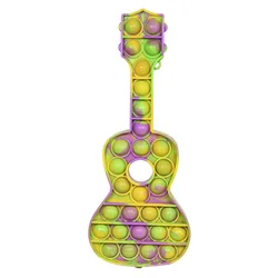 Лидер продаж 2021, новейшая гитара, однотонная печать и передача воды, высококачественные детские плюшевые Сенсорные игрушки, набор игрушек-фиджет