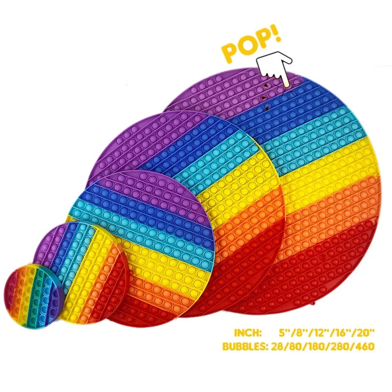 Мульти-размер Разноцветный данный товар может быть изготовлен на заказ для снятия стресса poppets Непоседа куб игрушки