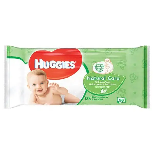 Huggies Baby Wipes New Natural Care 56 