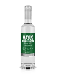 Organic grain polish vodka MAXUS 40% wholesale