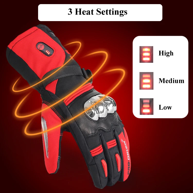 Мотоциклетные Перчатки с перезаряжаемой батареей, 12 В, 7,4 В, 5 В, 3,7 в