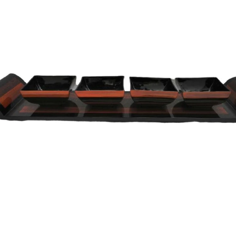 Brown Wood Color Rectangular Lacquer Tray With Four Mugs Included Original Lacquerware Tray Made In Vietnam Now On Sale Buy Distressed Wood Serving Tray Lacquered Serving Tray Rectangular Wooden Tray Product On Alibaba Com