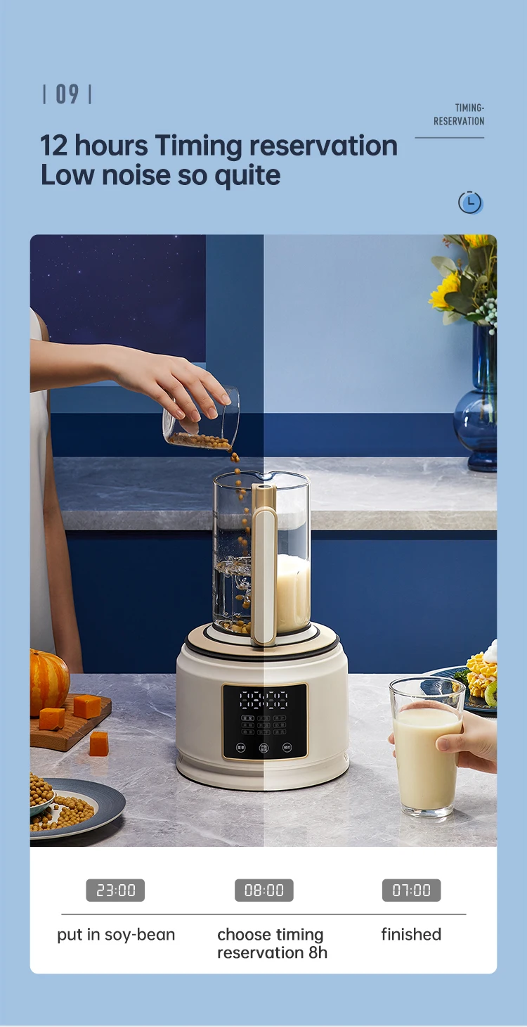 Multifunctional Quick Food Processor High Speed Blender Mixer Smart