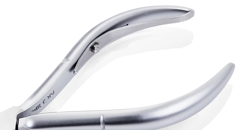 NGHIA N-03 профессиональная кусачки для кутикулы ногтей впечатляющая нержавеющая сталь с серой отделкой в коробке экспортная модель маникюра и педикюра