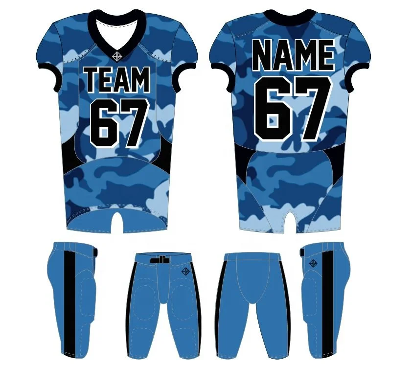 PRO Design Team Sportswear Men Clothing Polyester Mesh Customized American  Football Uniform - China Sportswear and Clothing price