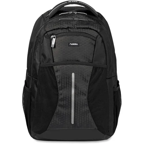 Lorell Carrying Case (Backpack) for 15.6″ Notebook – Negro – Polyester Mesh Elastic – Shoulder Strap Handle  LLR25956