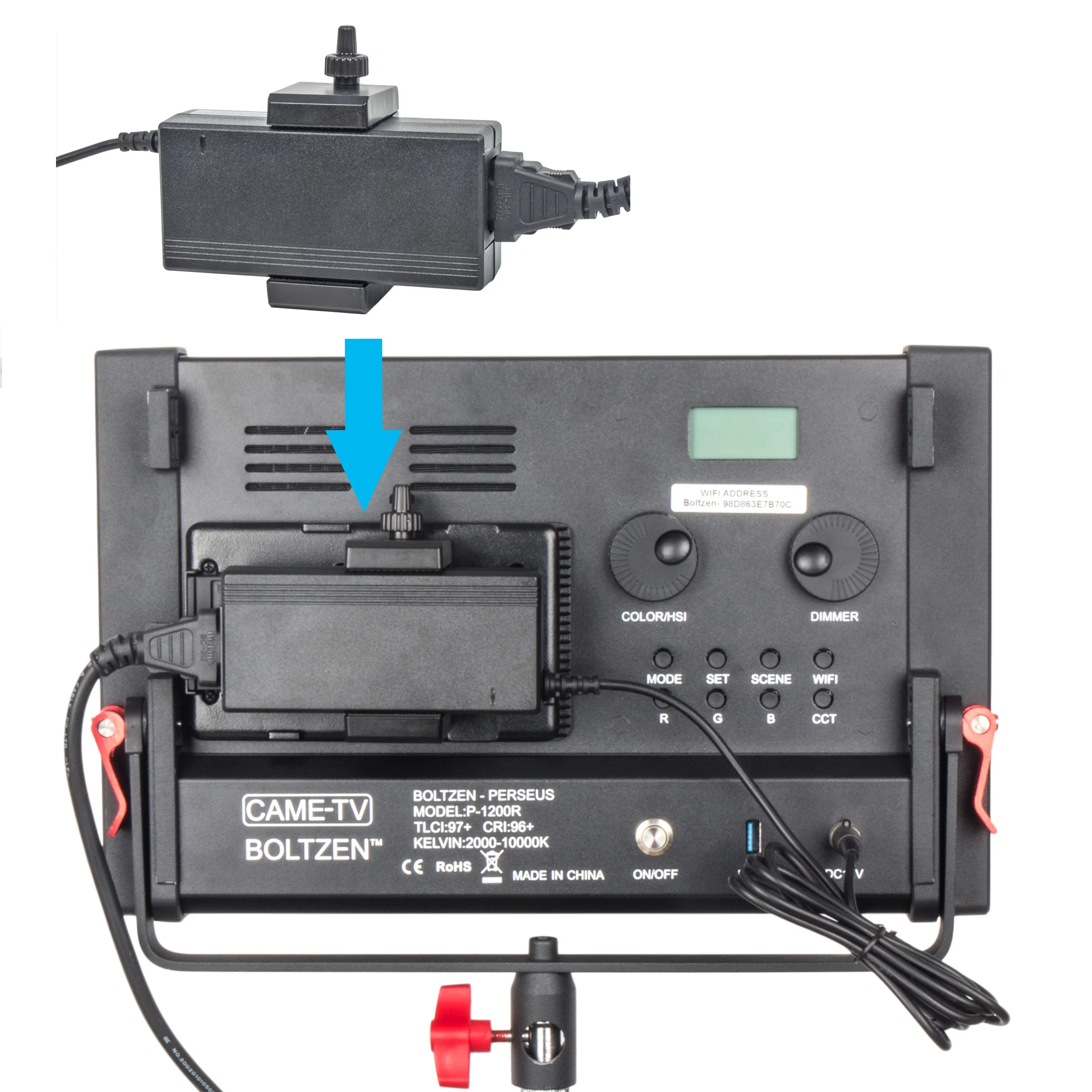 CAME-TV Регулируемый v-образное крепление адаптер зажим