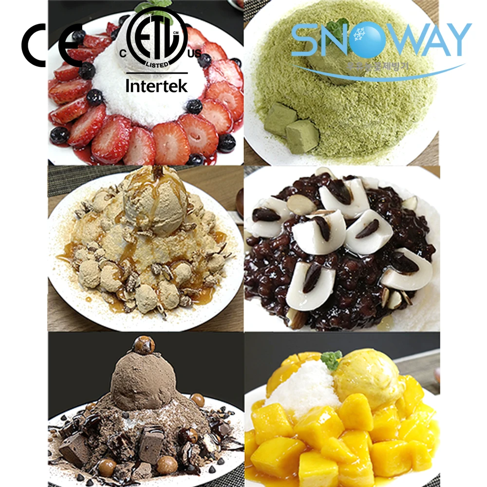 Snoway Snowflake Ice Machine Bingsu Snow Ice Machine in