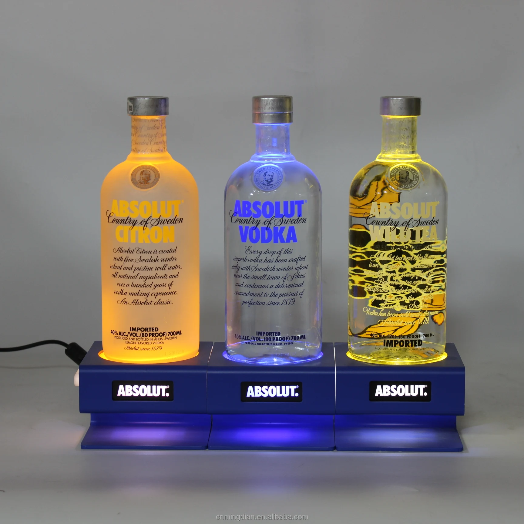 Presentoir De Bouteilles De Liqueur En Acrylique Presentoir De Vin Led Vodka Buy Base D Affichage De Bouteille En Aluminium Base Legere Des Glorificateurs Led De Bouteille Presentoir Lumineux De Bouteille Product On Alibaba Com