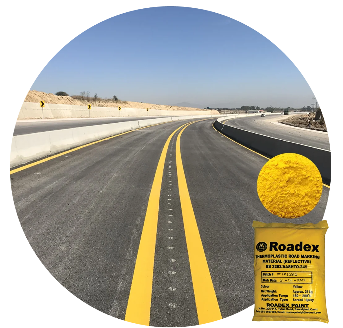 High Quality Reflective AASHTO Thermoplastic Road Marking Paint Road Line Traffic Marking Paint Yellow White