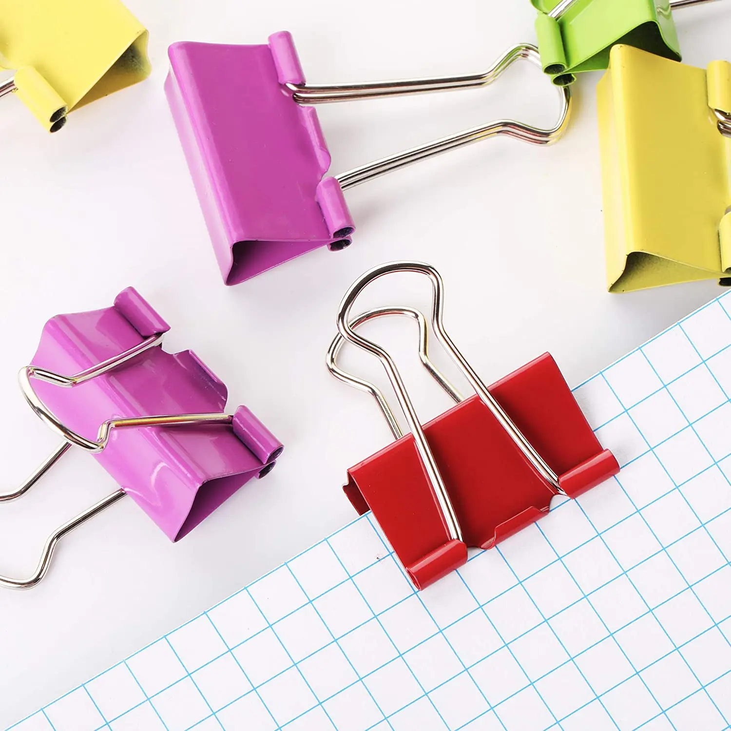 Самые популярные в Японии высококачественные разноцветные Зажимы для бумаги 25 мм 1 дюйм 12